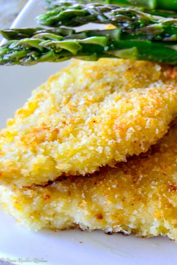 ROCK FISH WITH PANKO AND CHEESE